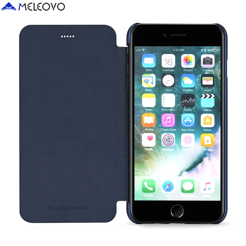 SmartFlip iPhone 7--Navy--flip over