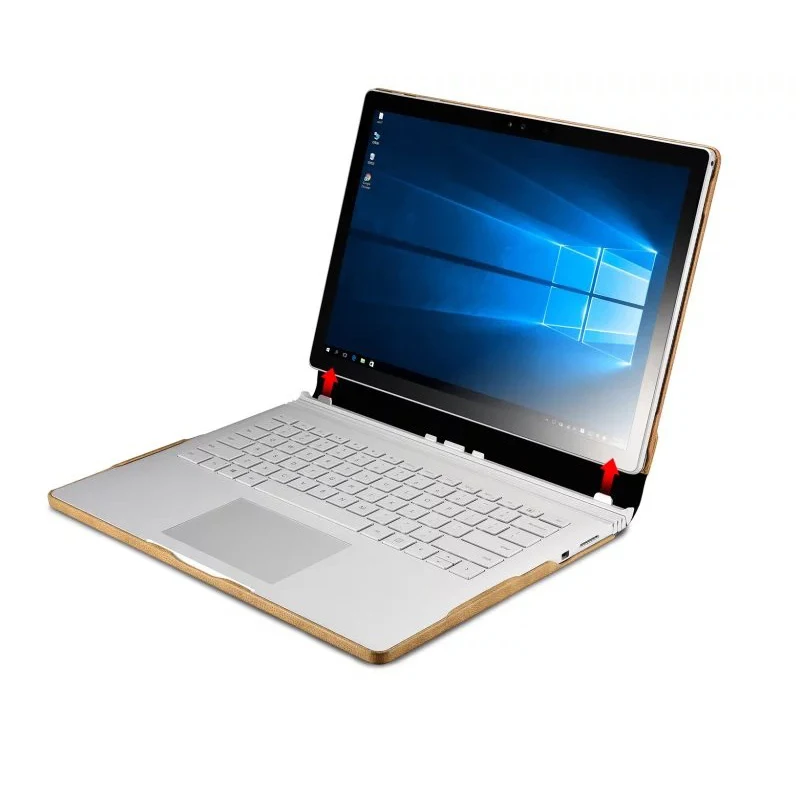 Роскошный чехол из натуральной кожи для microsoft Surface Book 13," ультра тонкий рукав сумка для поверхностной книги