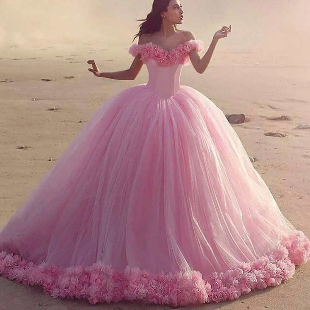 ball gown engagement photos