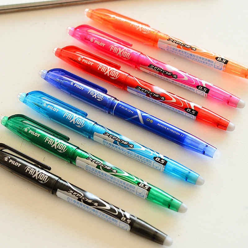 12pcs Marque PILOT Baile Erasable Pen LFB 20EF rub friction pen 0.5mm