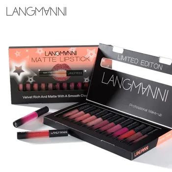 New coming matte lipstick set Waterproof  2