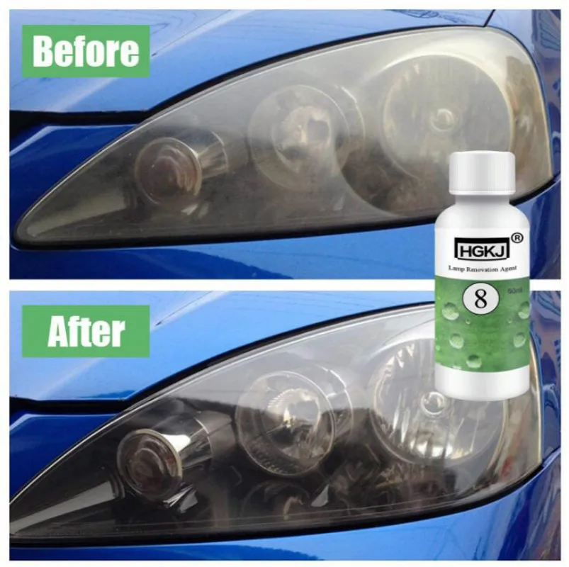 

50ML Car polish Len Restoration Kit Headlight Agent Brightening Headlight Repair Lamp Renovation Agent Paint Care Car Styling
