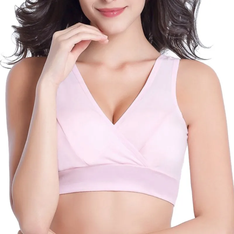 Breast Feeding Maternity Bras Sleep Nursing Bras Women Pregnant Feeding Underwear M-3XL