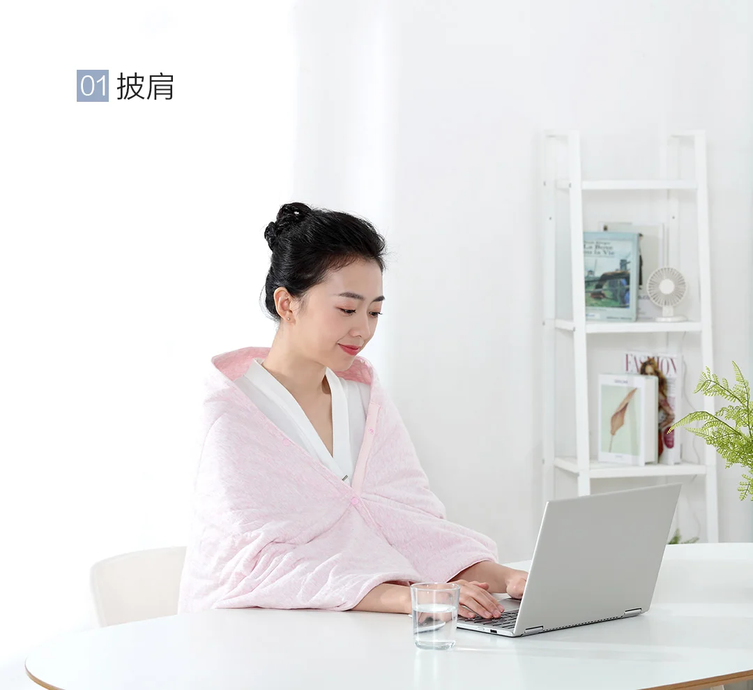 Xiaomi Mijia 8 H многофункциональное портативное антибактериальное маленькое одеяло хлопок портативное подходит для офиса семьи на открытом воздухе