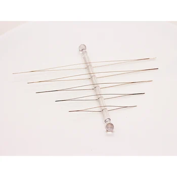 (5 pieces) Big Eye Curved Beading Needles for beads and pearls Threading String Cord Easy Jewelry Making Tools in 5 sizes 1