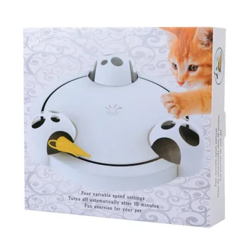 

Automatic Cat Play Plate Mice Catch Toy Electric Funny Cat Playing Toy For Gatos Premewish Interactive Cat Toys Supplies