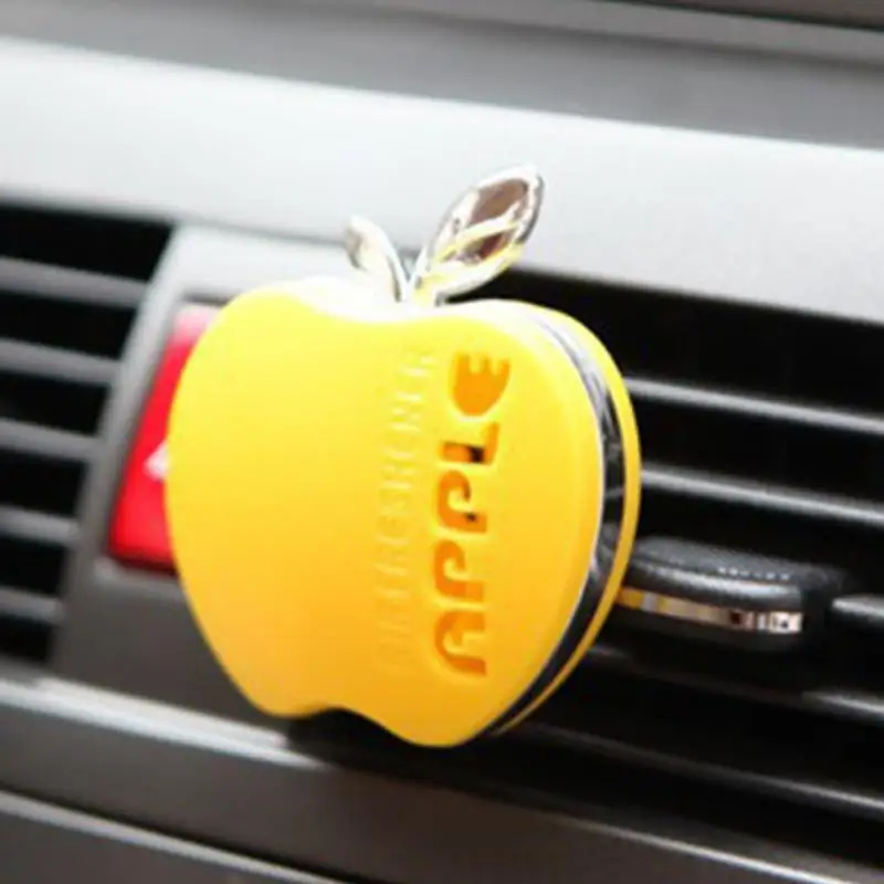 Автомобильный освежитель воздуха, духи, оригинальная форма яблока, аромат, апельсин, лимон, яблоко, клубника, лаванда, Авто аромат
