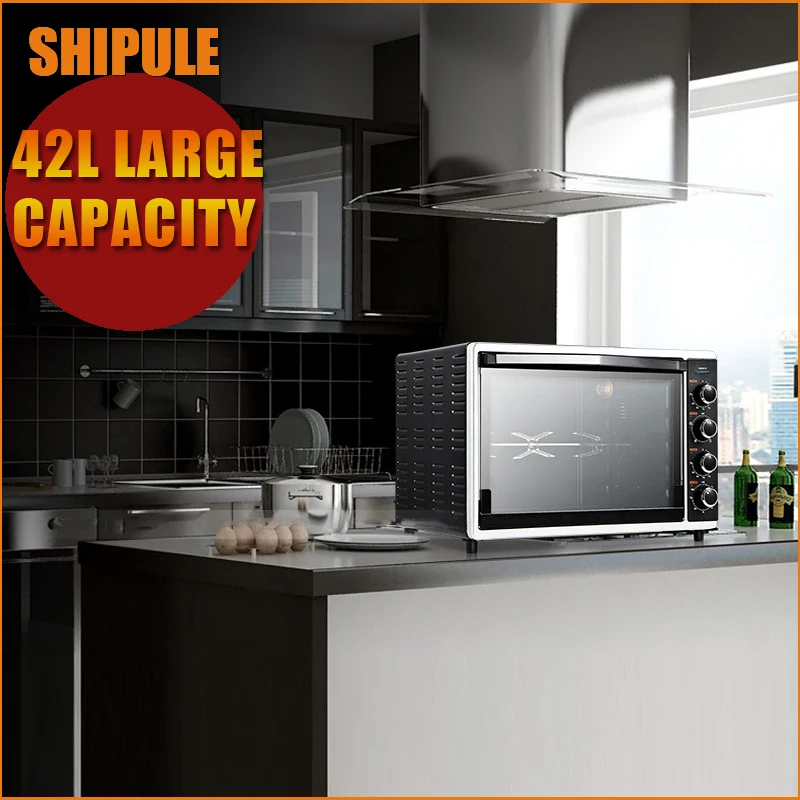 SHIPULE 42L Высококачественная электрическая печь большая для пиццы коптильня