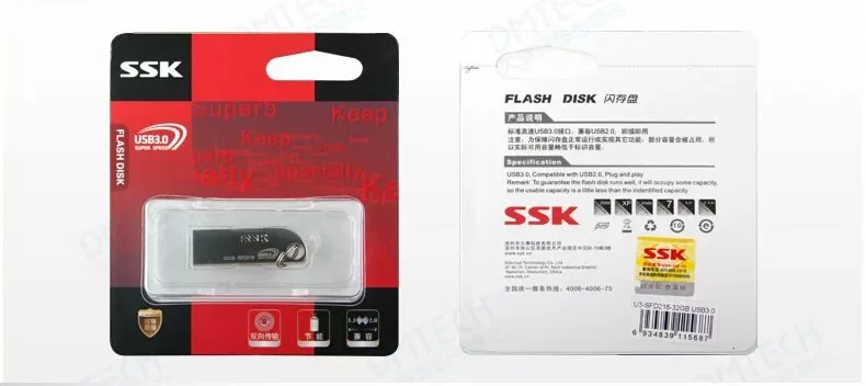 SSK SFD216 Thumbs 64 ГБ 32 ГБ 16 ГБ USB флеш-накопители Металл USB3.0 высокоскоростной флеш-накопитель водонепроницаемый USB флешка