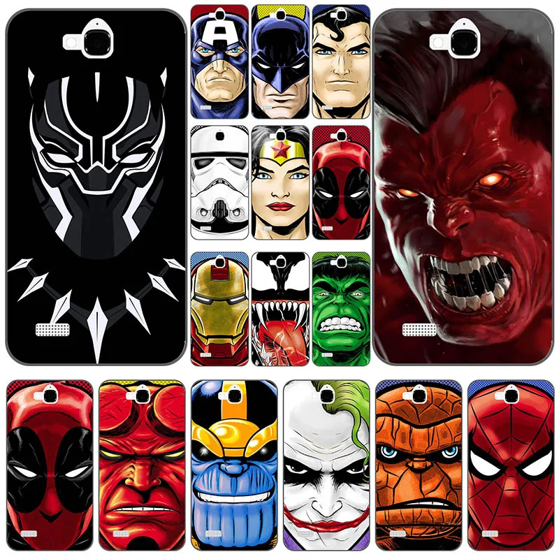 Fashion hero Case For Huawei Honor 3C Lite/Honor Play/Honor Holly Cover Original Plastic Printed Cute Phone | Мобильные телефоны и