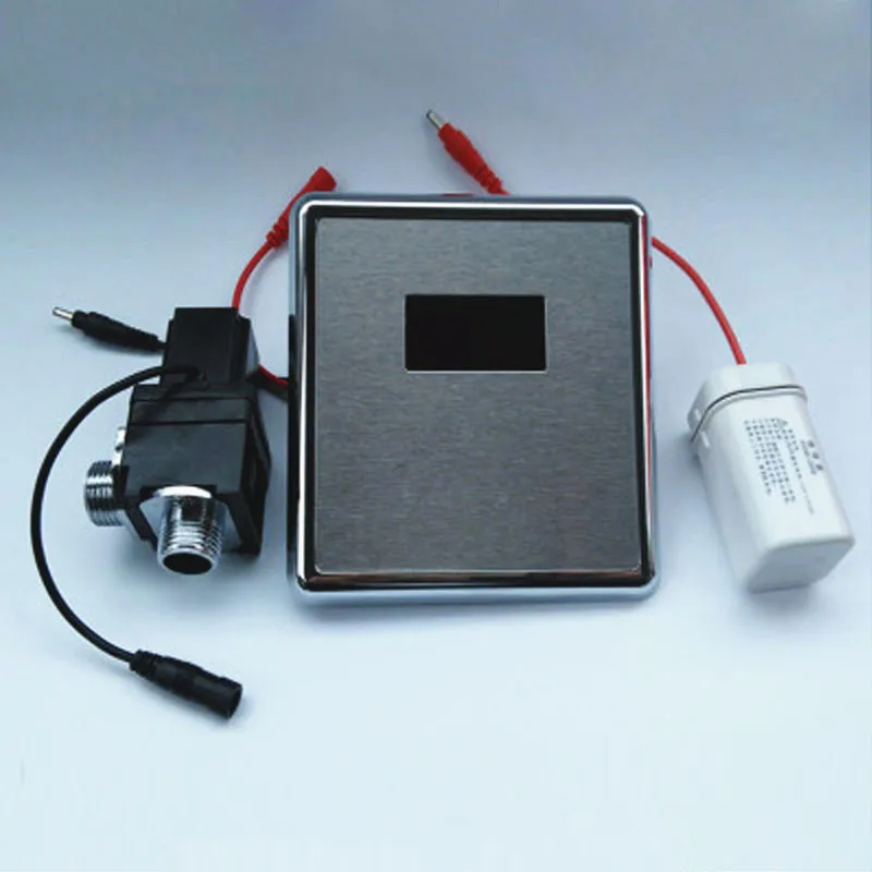 Туалет инфракрасный датчик писсуара сливной клапан, индукционный писсуар панель, трансформатор батарейный блок, DC6V электромагнитный клапан аксессуары, J18061 - Цвет: Sensor urinal A