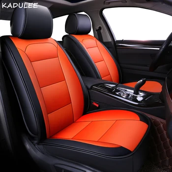 

KADULEE pu leather car seat cover For ssangyong kyron actyon korando rexton auto accessories covers for vehicle seat