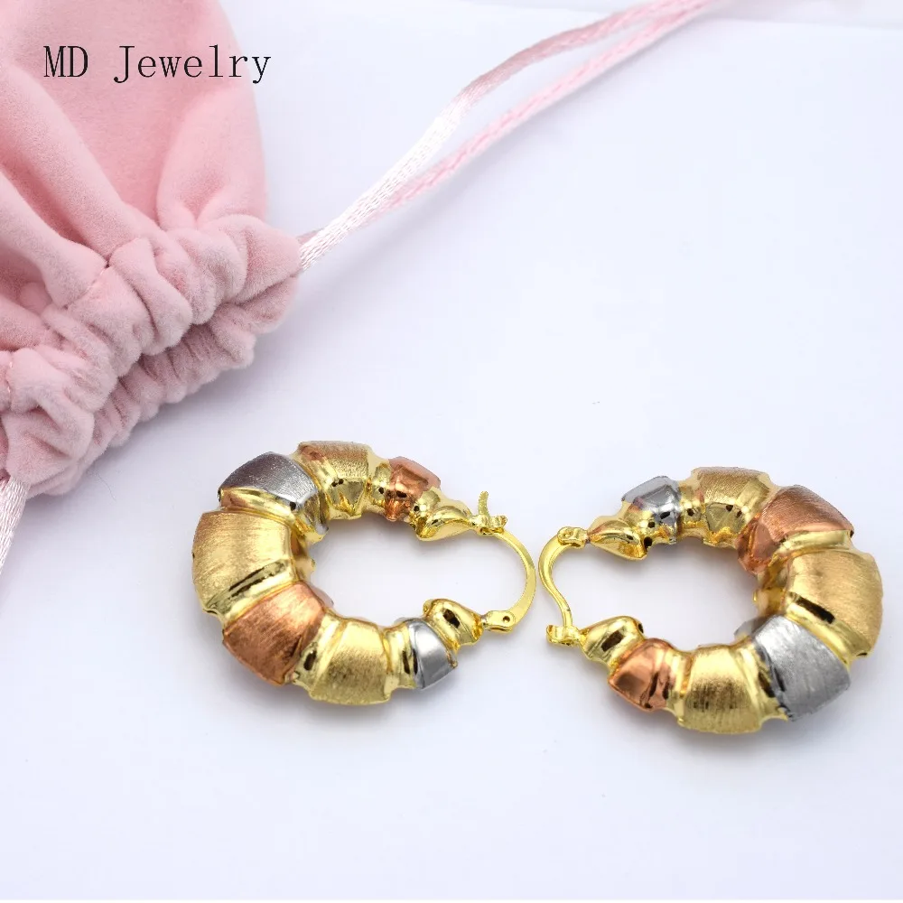

M.D Shop Jewelry earrings For Women Wholesale "ITALY 750 "Fashion Jewelry high quality