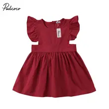 Princess Baby Kids Girls Clothing Cotton Party Pageant Ball Gown Dress Sundress Children Clothes little girl party dress ball gowns for children girls pageant gown dresses bridesmaid formal clothing kids pink princess clothes