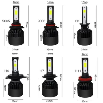 

2Pcs Led Headlights Front Panel Lights Wide Range Voltage Constant Current Control Anti-interference Circuit Design