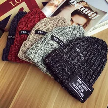 Мужские/женские шапки, женские шерстяные шапки, зимняя вязаная шапка, утолщенные теплые шапки, новинка, Женская Повседневная шапка, мужская шапка, Chapeaux Gorros