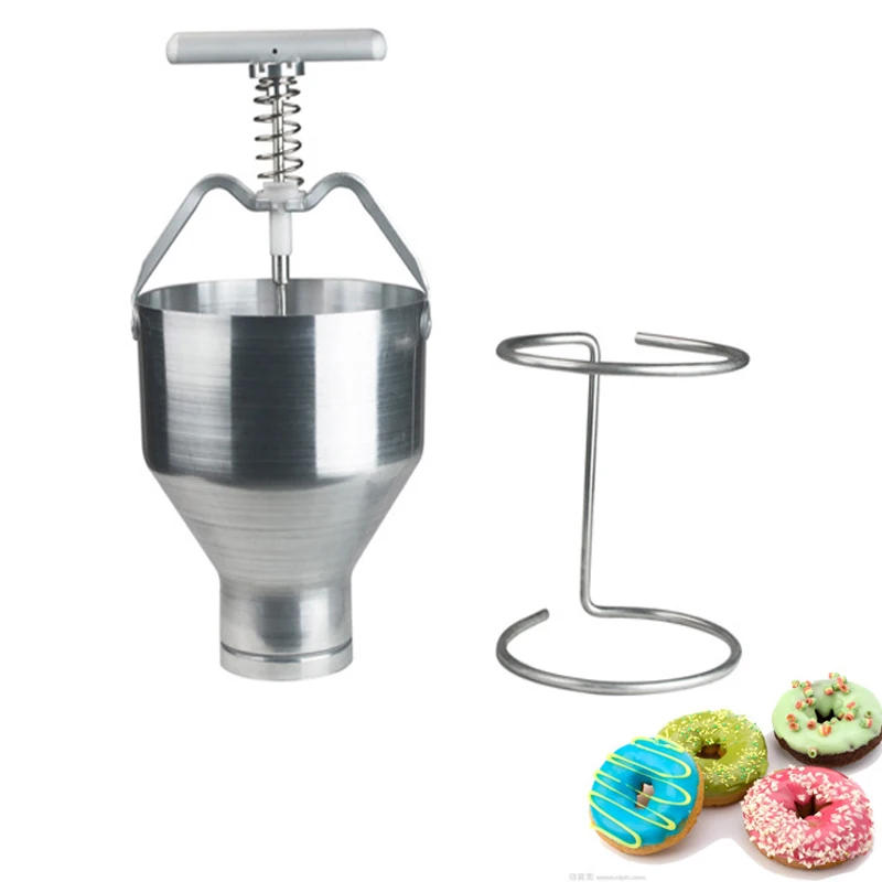 Commercial Mini Manual Donut Maker Machine Cake Donut Hopper with Stand