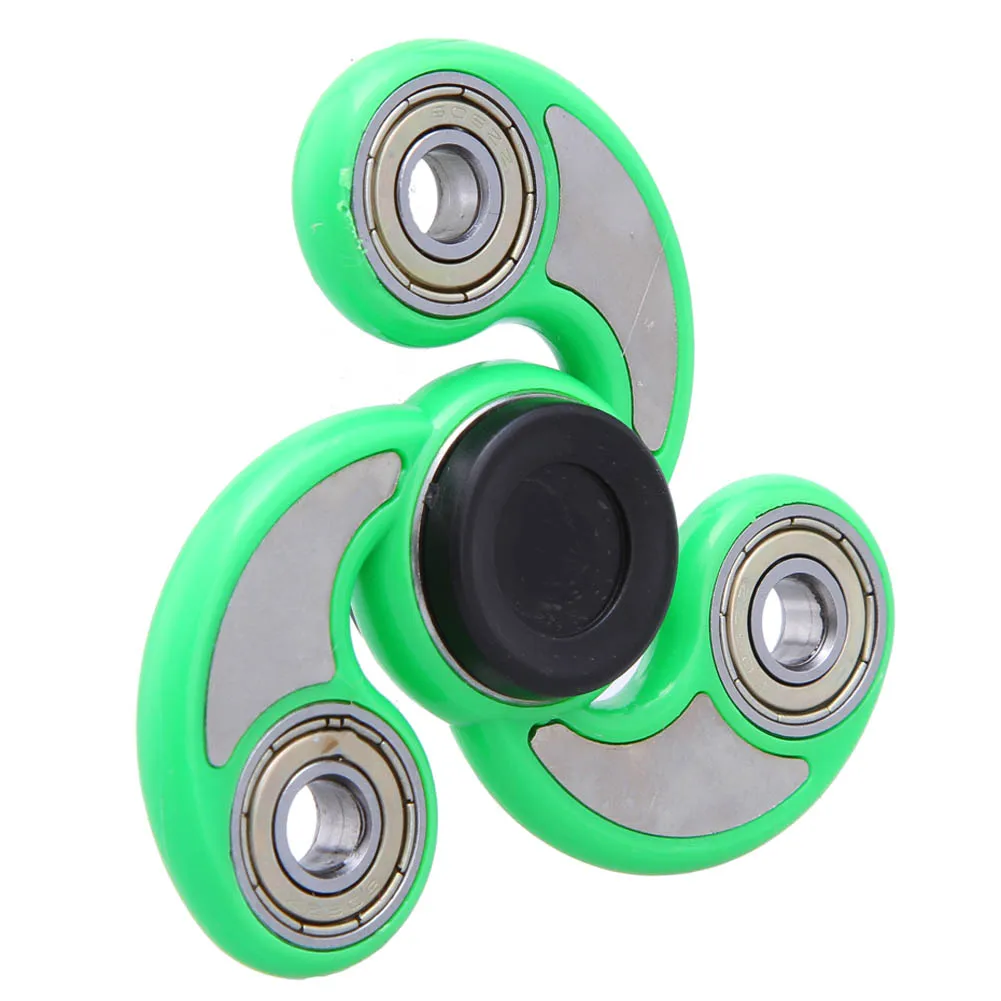 

6 Colors  Spinner Finger ABS EDC Hand Spinner Tri For Kids Autism ADHD Anxiety Stress Relief Focus Handspinner Toys Gift