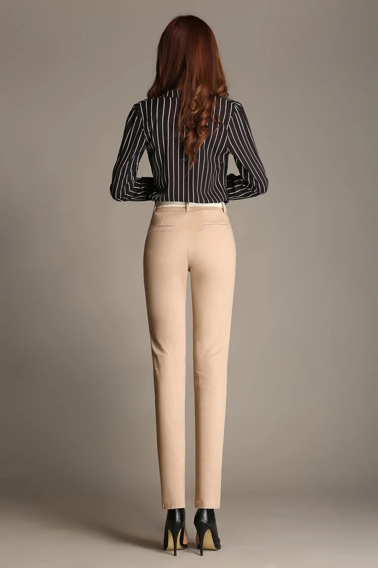 2019 корейская мода весна осень OL Professional Stretch Slim карандаш брюки большой размер повседневные брюки длинные рабочие брюки 4XL