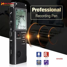 T60 8G/16G/32G мини записывающая ручка для телефона USB Профессиональный 96 часов диктофон цифровой Аудио Диктофон с WAV, mp3-плеер