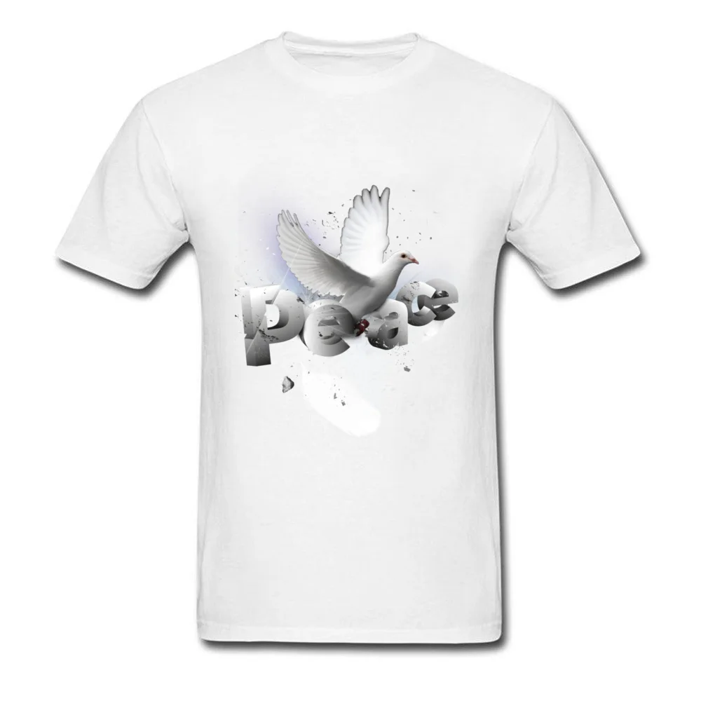 Shattered Peace Latest Summer Tees Round Neck Mother Day 100% Cotton Short Sleeve T-shirts for Men Cool Tee Shirts Shattered Peace white