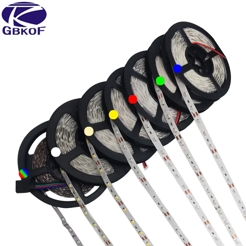 

Led Strip Light 2835 SMD RGB Tape 5M 10M 15M 20M DC12V 3528 Flexible RGB LED Stripe Ribbon Diode +WiFi 24Key Controller+Adapter