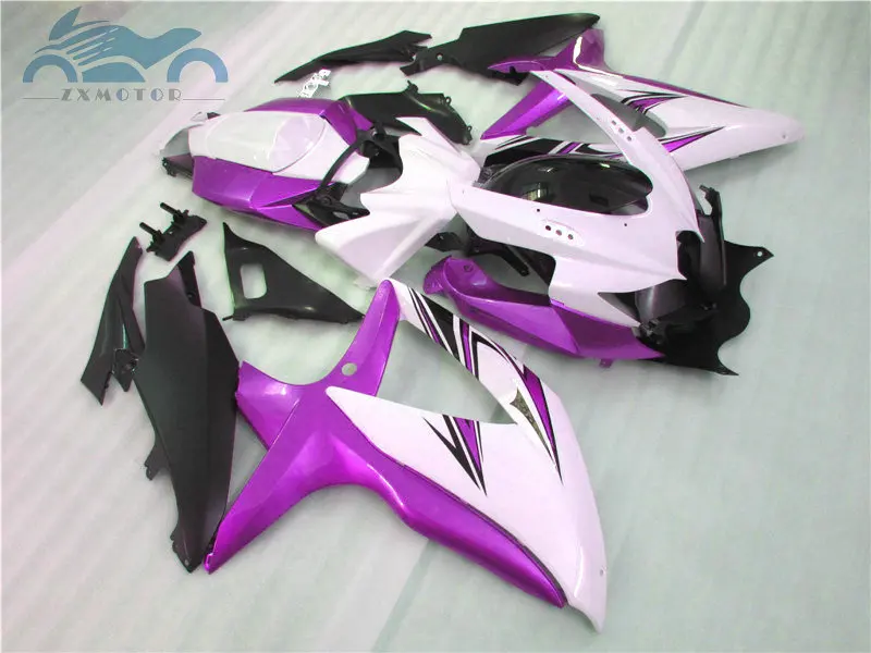 Customized fairings kit for SUZUKI 2008 2009 2010 GSXR 600 750 08-10 K8 K9 motorcycle fairing kits purple white | Автомобили и