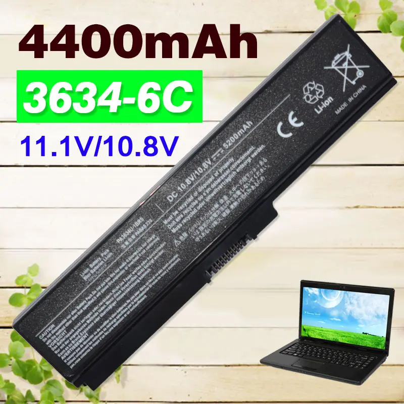 

11.1v Laptop Battery For Toshiba Equium U400 NB510 Portege M800 M900 C650 for Satellite A655 A660 A665 PA3634U-1BRS PA3634U-1BAS