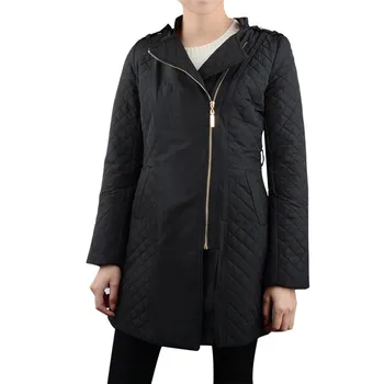 

Spring and Autumn New Fashion Hot Women's Long Sleeve Slim Thin Simple Handsome Retro Long Jacket Motorcycle Jacket