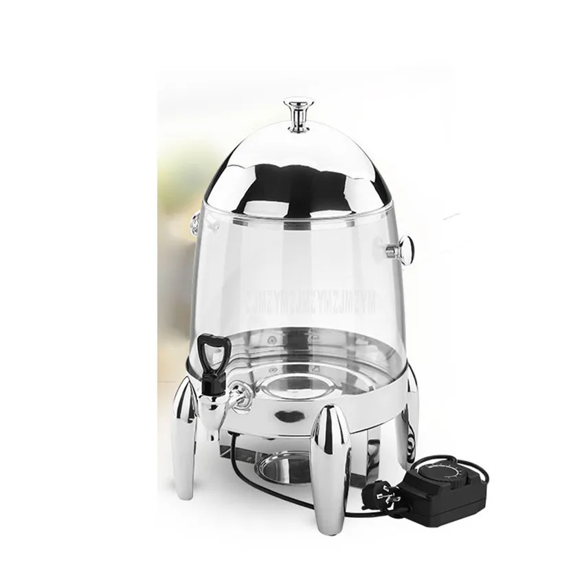 

Transparent Coffee Milk keep Warm Tripod Machine Beverage Juice Container Buffet Stainless Steel Fruit Juice Drink Dispenser