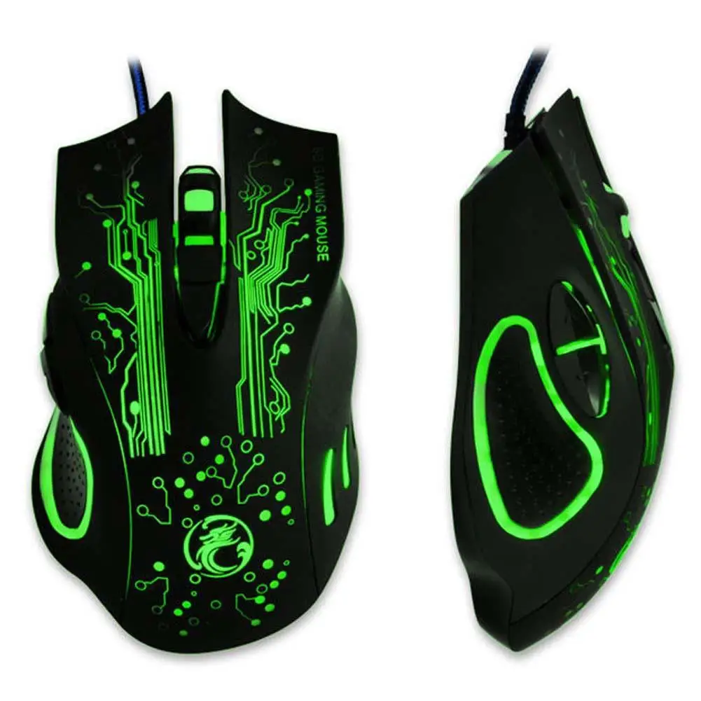 

2400DPI LED Optical 6D USB Wired Gaming Game Mouse Gamer Mice For PC Laptop wired keyboard and mouse optical mouse wireless APE