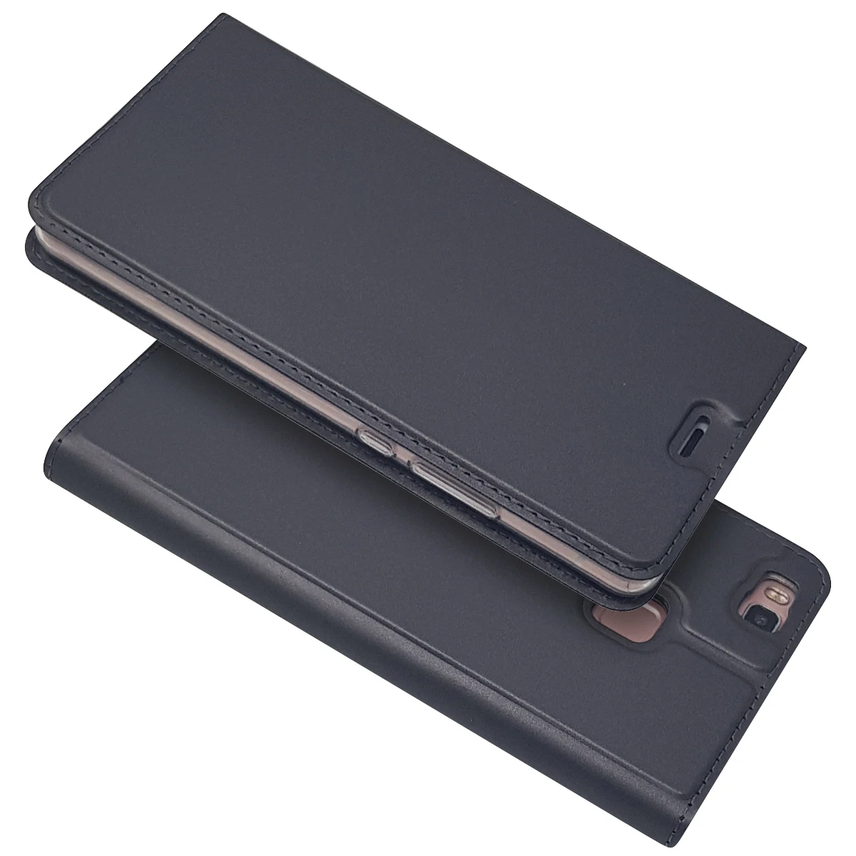 

Case for Huawei P9 Lite Luxury Leather Case Cover Flip Phone Bag Magnetic Case for Huawei P9