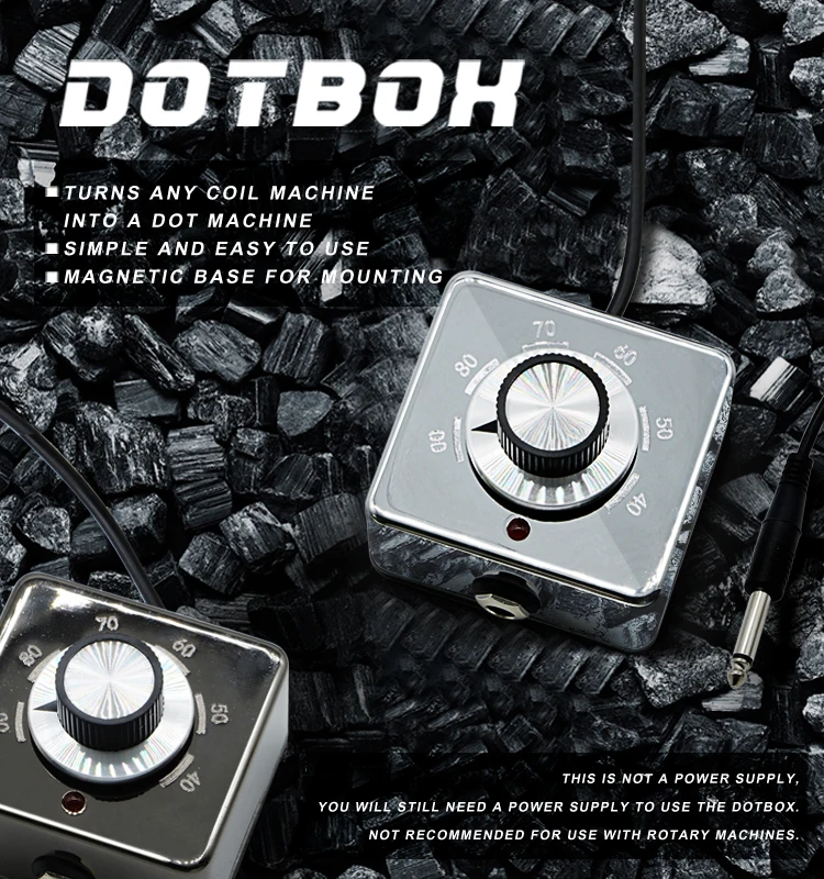 

Dot Box Tattoo Power Supply Controller for Coil Tattoo Machines