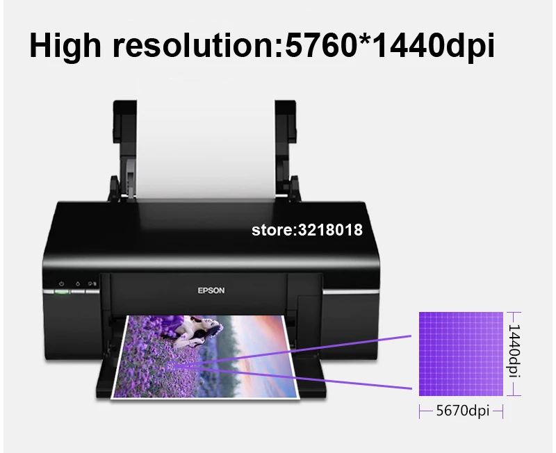 Для печатающей головки Epson t50 цветной струйный A4 Профессиональный 6 цветов с принтом фото принтер для печати термопереносом