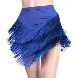 Лето 2019 г. для женщин юбки для Высокая талия Сексуальная кисточкой асимметричный Bodycon карандаш юбка с бахромой ночной клуб Мини латин