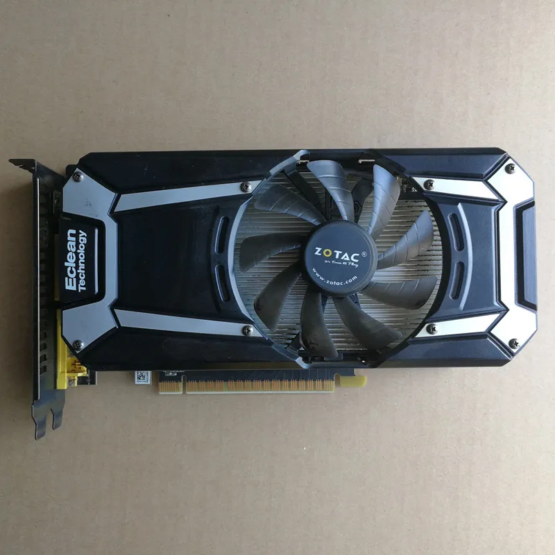 Оригинальные видеокарты ZOTAC GTX750-1GBD5 Thunder Edition PA 128Bit GDDR5 видеокарты GPU карта GTX750 1G D5 750-1GB б/у