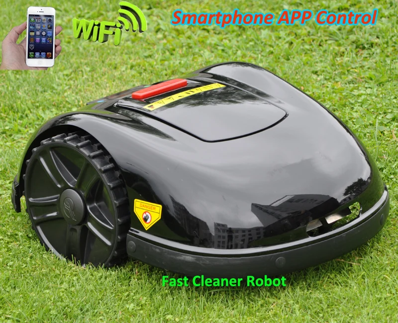  EST GYROSCOPE Function Smartphone WIFI APP Robot Mower E1600T with extra 400 meters wire and 400pcs