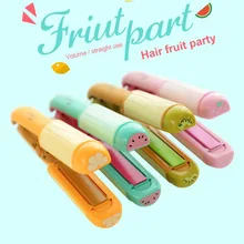 Креативный корейский фруктовый Электрический Выпрямитель для волос и щипцы для завивки волос