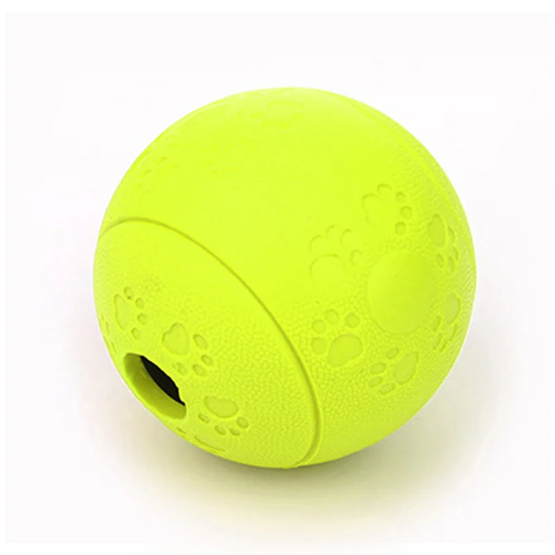 green Pet мяч для собаки укусаемые зубы очистка взаимодействие полые игрушка для собаки, мяч HYD88 - Цвет: green