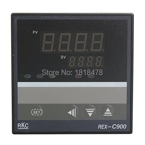 

REX-C900 AC 220V Digital Display Controller 0-999C Temperature Control Meter Input Type K Relay Output 4-20mA