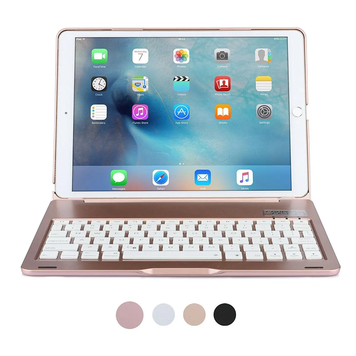 For iPad Pro 10.5 Keyboard case,Bluetooth Wireless Keyboard Case for