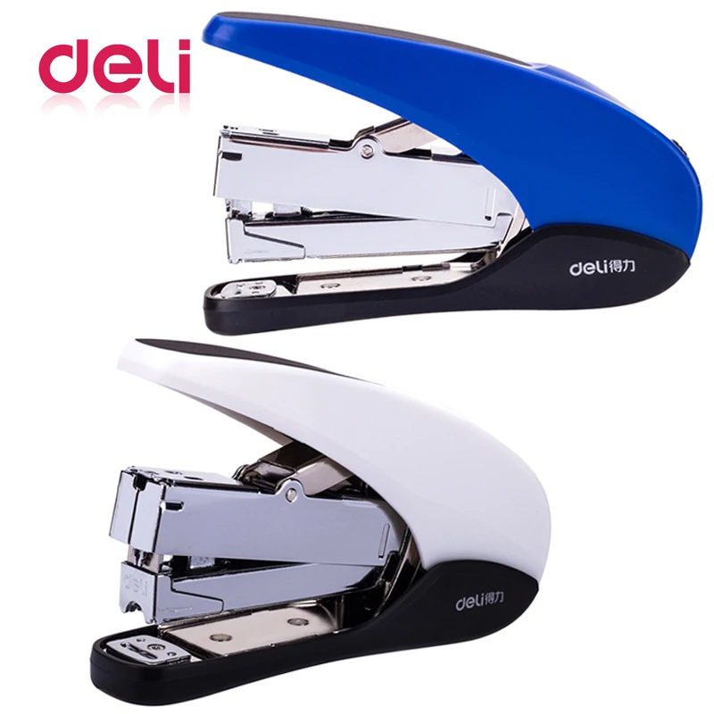 

Deli Power Saving Stapler 0371 Stationery Stapler Machine Power Saving standard Stapler Binding Machine Heavy-Duty Stapler