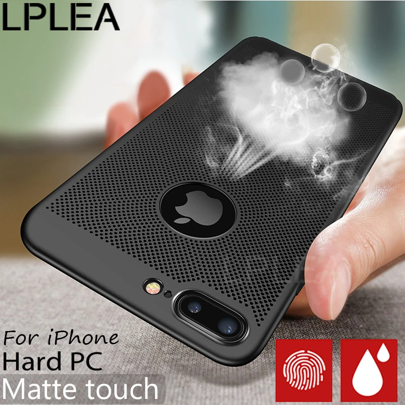 radiating luxury Phone Case For Apple iPhone 6 6S 8 7 Plus X SE PC Hard Plastic Cover XS MAX XR 5 5S Protective case |