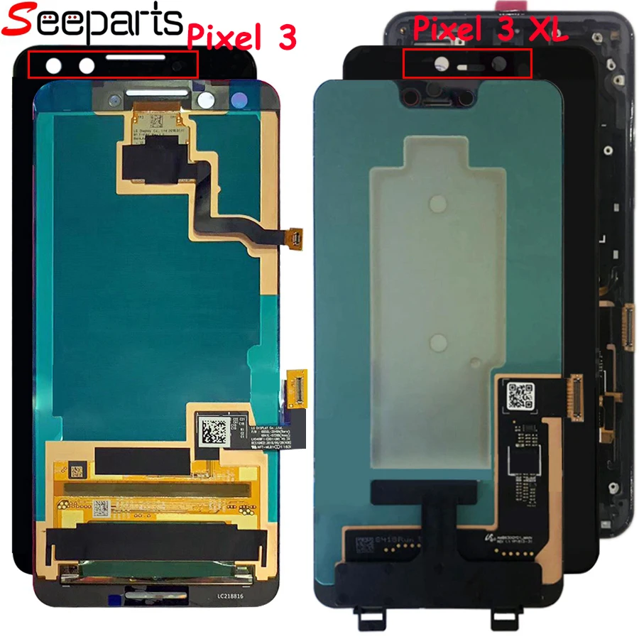 6," для Google Pixel 3 XL ЖК-дисплей кодирующий преобразователь сенсорного экрана в сборе Замена+ инструменты для Google Pixel 3 ЖК-дисплей 5,5"