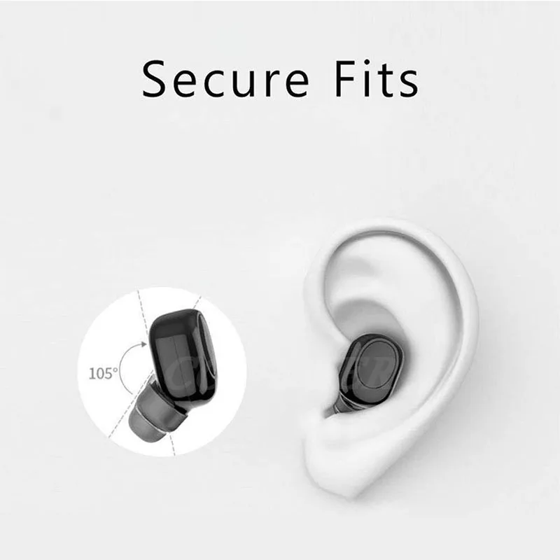 COOLJIER Мини Bluetooth наушники Беспроводная гарнитура Hands-free Earbud наушники бизнес наушник для iPhone X 8 7 plus samsung