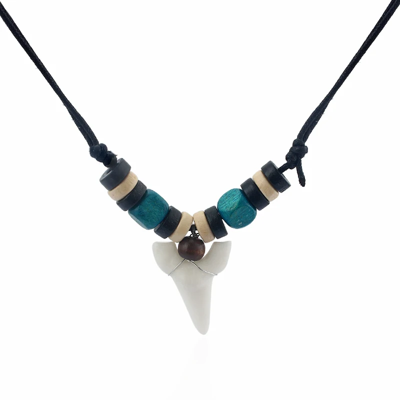 Кулон для серфинга ожерелье с зубами акулы|necklace cable|necklace packagingbead pearl necklace |