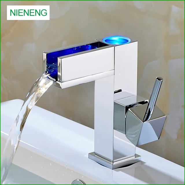 Nieneng Led Faucet Bathroom Bath Sink Taps Light For Tap Nieneng Led Faucet Bathroom Bath Sink Taps Light For Tap Torneira Basin Temperature Control