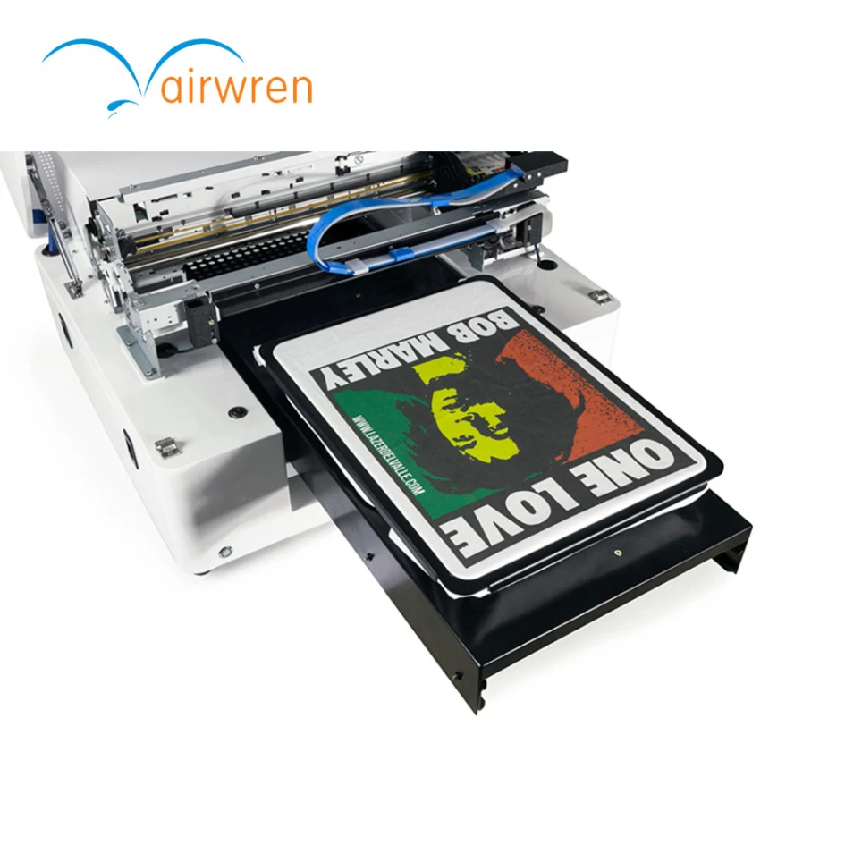 

Fabric Cotton T Shirt Printer A3 Size Textile Printing Machine With CMYKWW