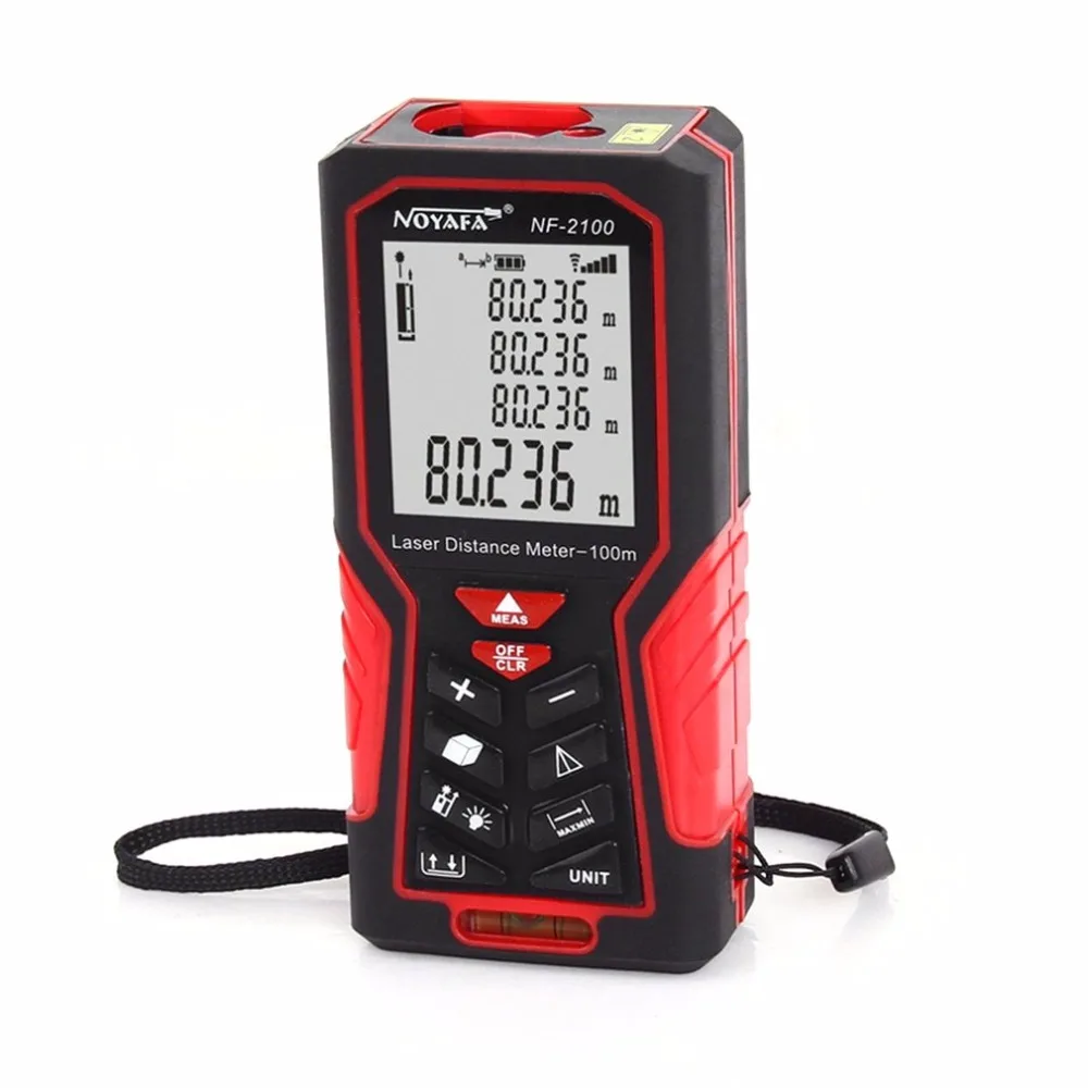 

Noyafa NF-2100 Digital Distance Meter Handheld Laser Ruler Telemetre Medidor Tape Measure 100 Meters Rangefinder