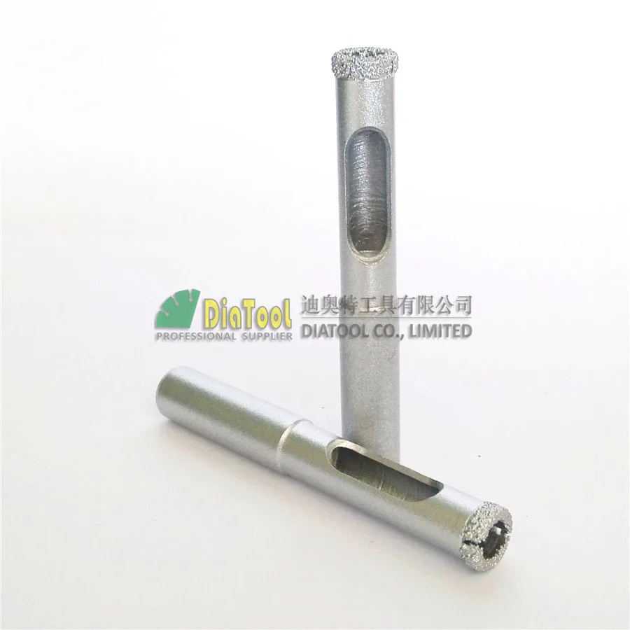 Diatool 2 шт. диаметр 10 мм вакуумной пайки diamond core bits с круглым хвостовиком сухой или